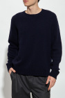 Palm Angels NAVY BLUE Wool sweater with logo
