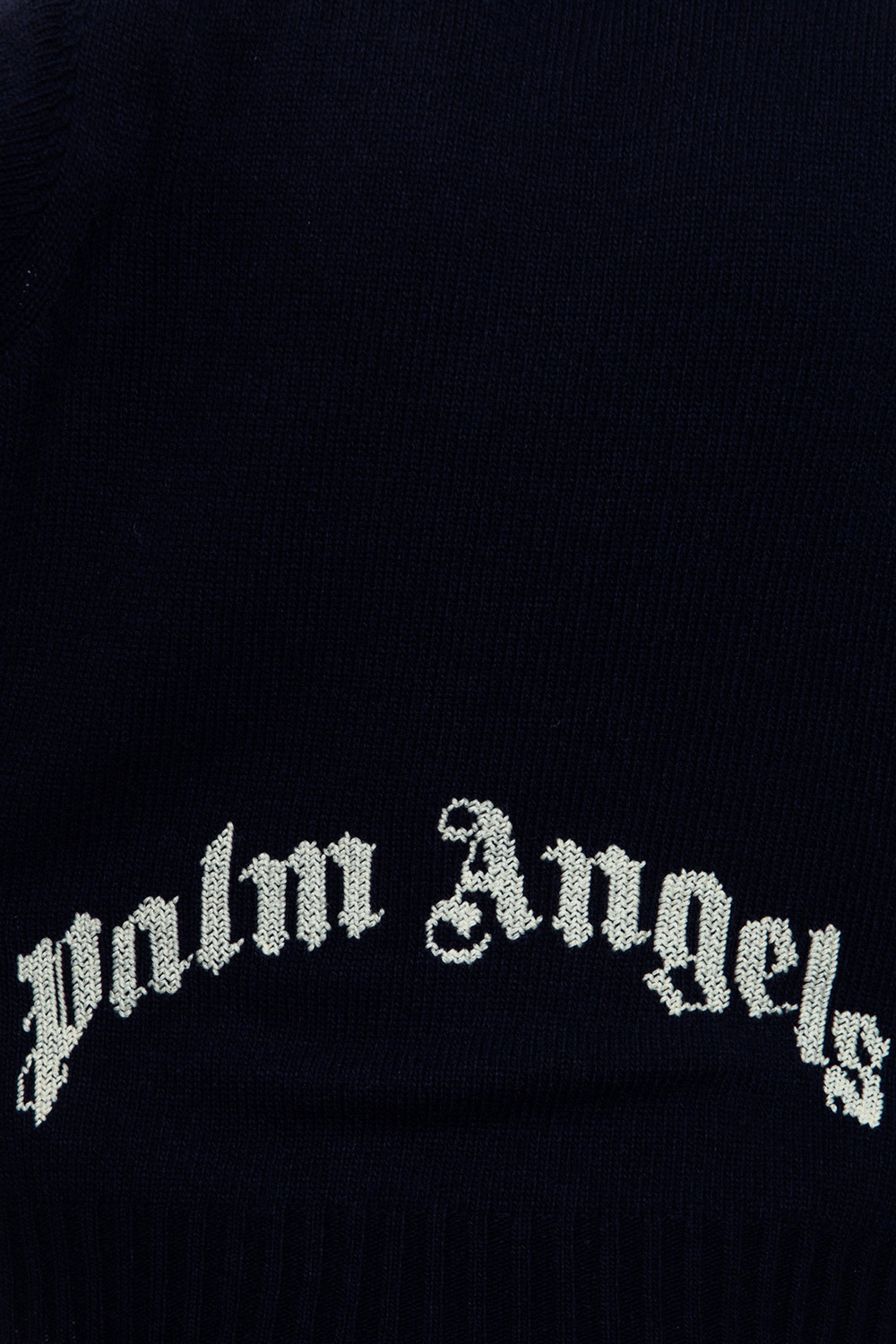 Palm Angels Wool sweater pants with logo