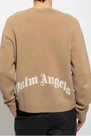 Palm Angels Wool sweater with logo