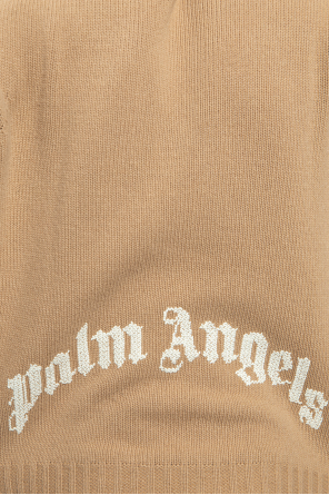 Palm Angels Wełniany sweter z logo