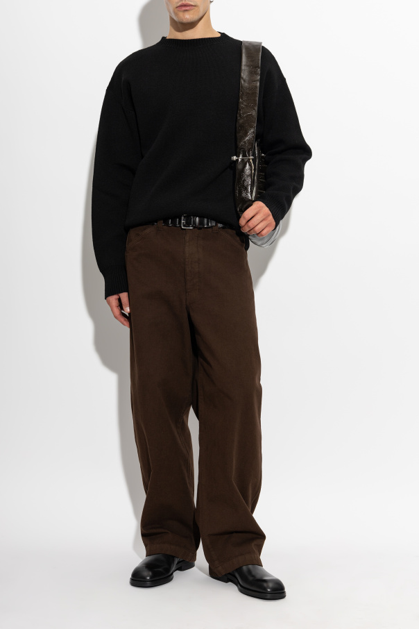 Lemaire Camisola de lã com decote redondo