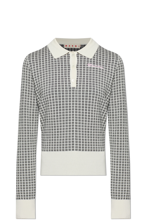 Wool polo sweater od Marni