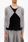 Issey Miyake Pleats Please GREY Pleated cardigan