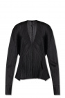 Issey Miyake Pleats Please BLACK Pleated cardigan