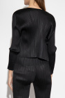 Issey Miyake Pleats Please BLACK Pleated cardigan