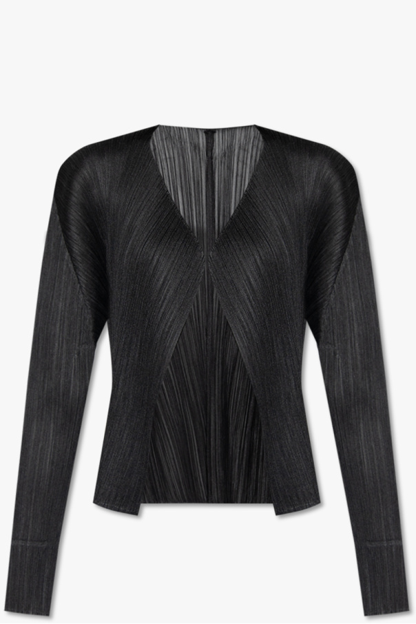 Issey Miyake Pleats Please Pleated cardigan