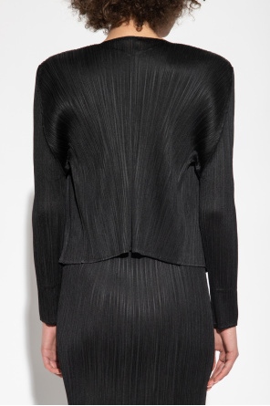 Issey Miyake Pleats Please Pleated cardigan