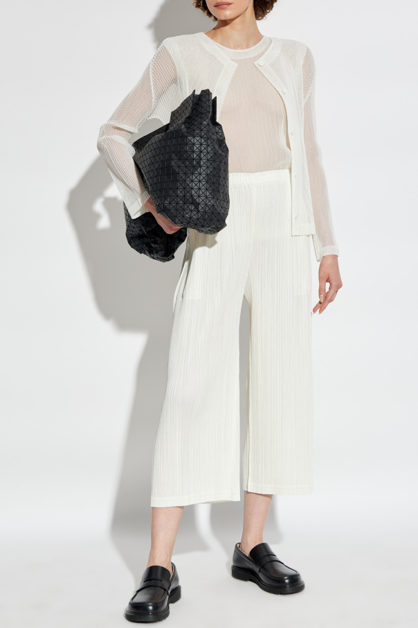 Pleats Please Issey Miyake Transparent Cardigan