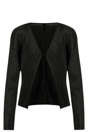 Pleated Cardigan