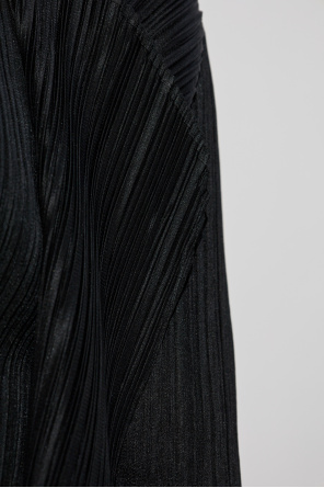 Pleats Please Issey Miyake Pleated cardigan