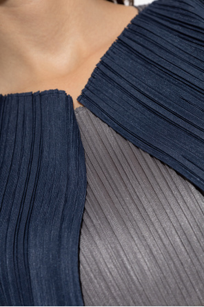 Pleats Please Issey Miyake Pleated cardigan