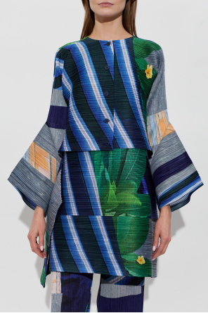 Pleats Please Issey Miyake Pleated cardigan