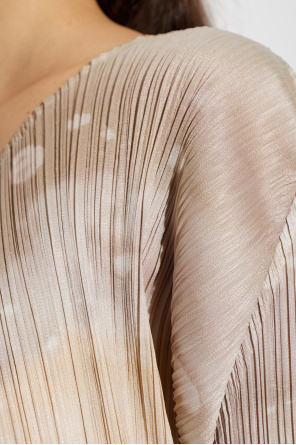 Pleats Please Issey Miyake Pleated cardigan