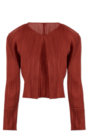 Cardigan plisat