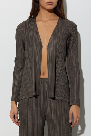 Pleats Please Issey Miyake Plisowany kardigan
