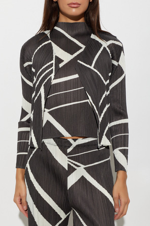Pleats Please Issey Miyake Plisovaný kardigan