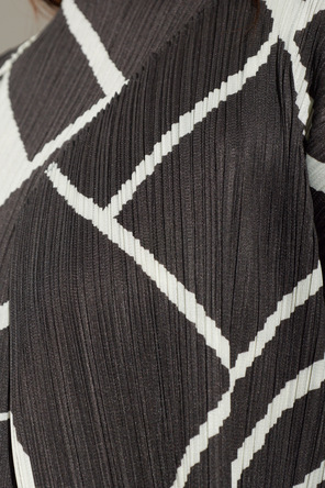 Pleats Please Issey Miyake Plisovaný kardigan