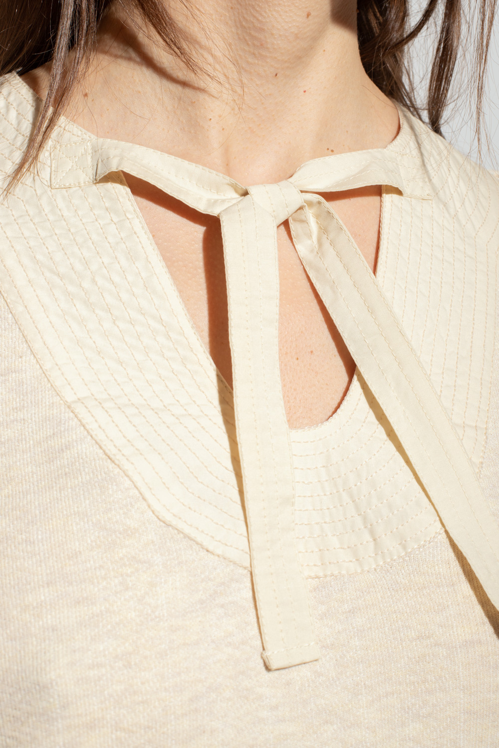 Ulla Johnson ‘Sutton’ sweatshirt Valentino with puff sleeves