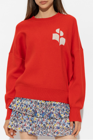 Marant Etoile ‘Atlee’ embellished sweater with logo