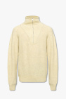MARANT YELLOW ‘Bryson’ sweater with high neck