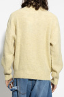 MARANT YELLOW ‘Bryson’ sweater with high neck