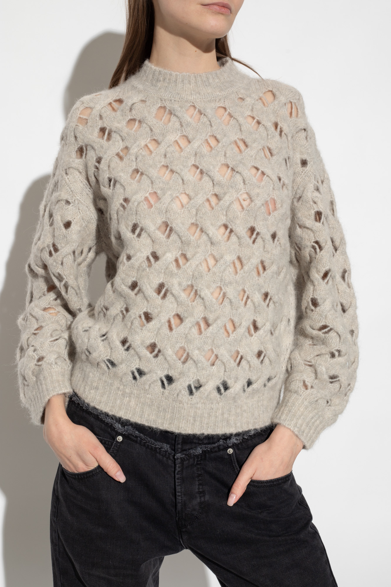 GenesinlifeShops WF - clothing mats storage T Shirts - Grey 'Aurelia'  sweater Marant Etoile