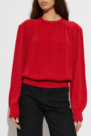 Isabel Marant "Enza" sweater with Lurex thread