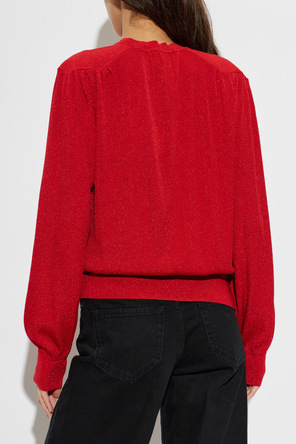 Isabel Marant "Enza" sweater with Lurex thread