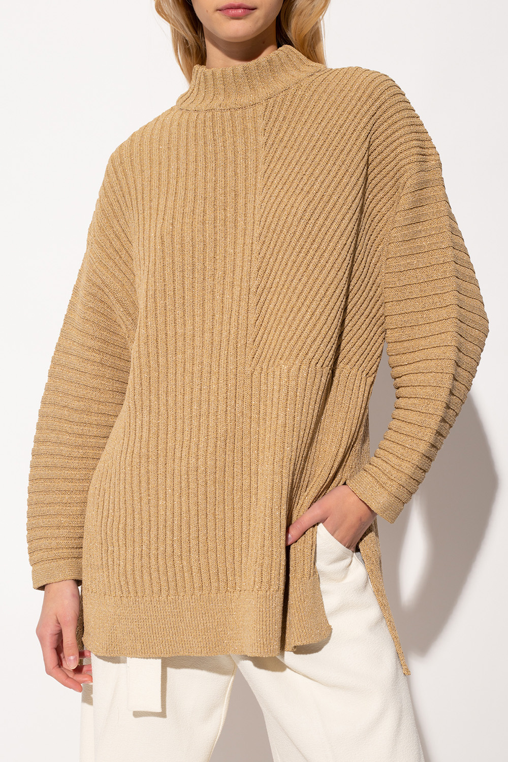 Aeron sweater cotton with lurex yarn