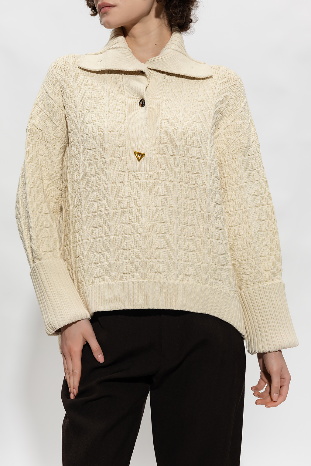 Aeron ‘Bay’ sweater Pleasures with collar