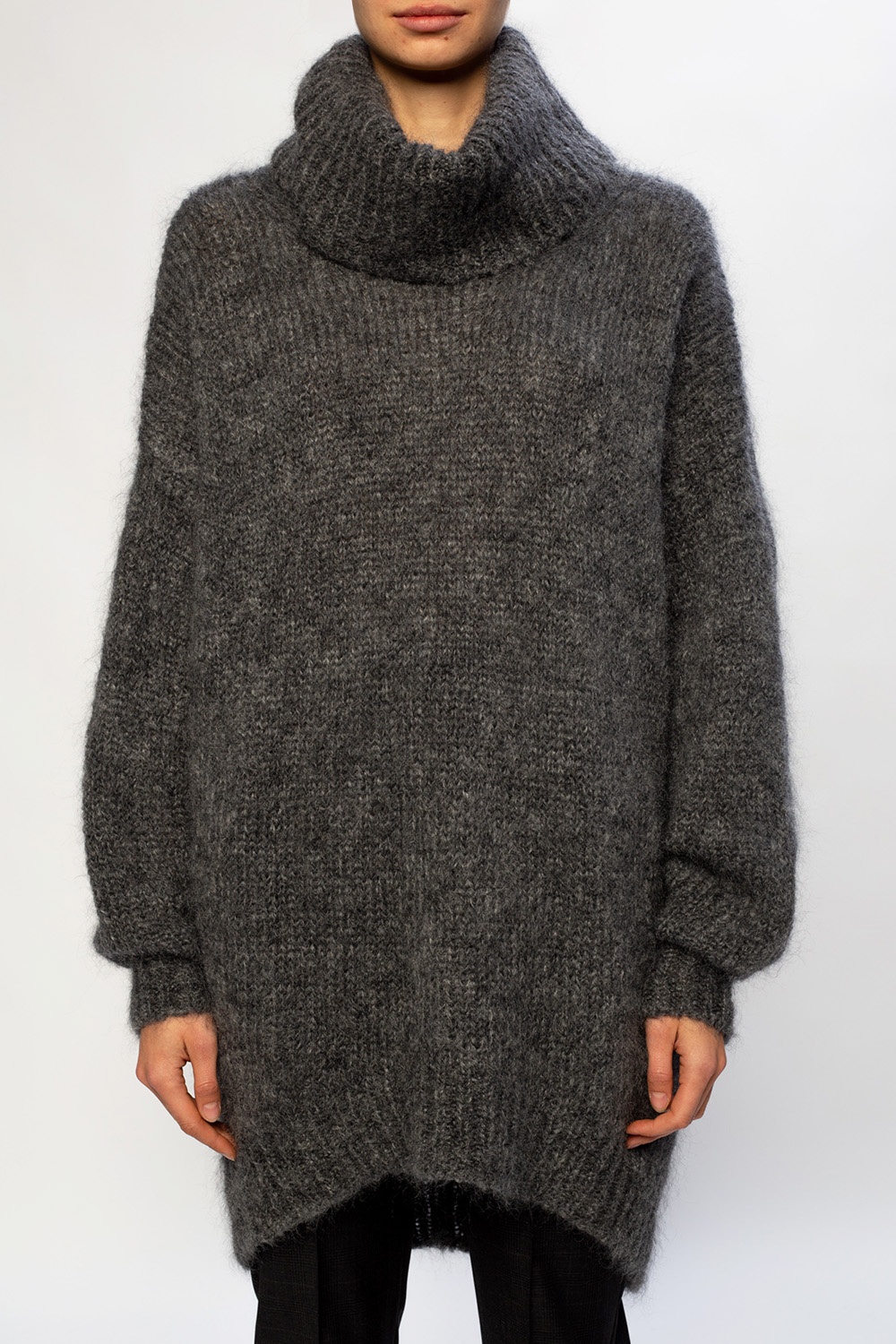 mens oversized roll neck