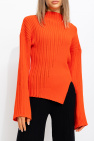 Aeron ORANGE ‘Rhone’ asymmetrical sweater
