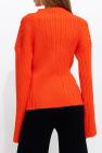 Aeron ORANGE ‘Rhone’ asymmetrical sweater