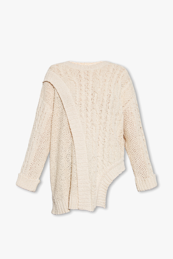 Aeron ‘Leto’ asymmetrical Sage sweater