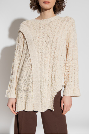 Aeron ‘Leto’ asymmetrical Sage sweater