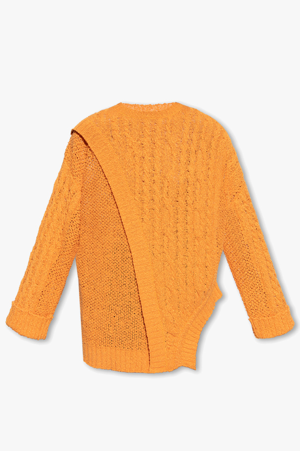 Aeron ‘Leto’ asymmetrical block sweater