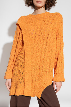 Aeron ‘Leto’ asymmetrical block sweater