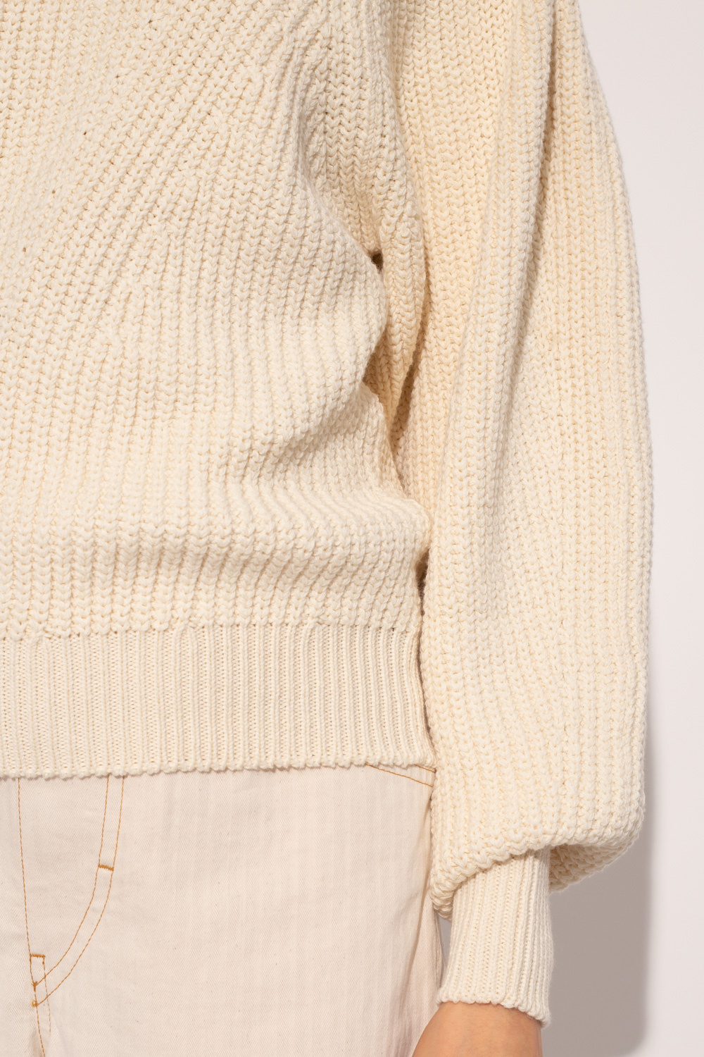 Isabel Marant ‘Adele’ zip-up with puff sleeves