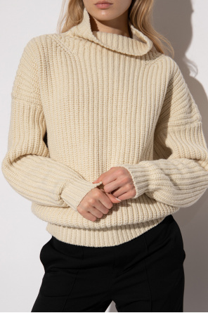 Isabel Marant Rib-knit oversize turtleneck sweater