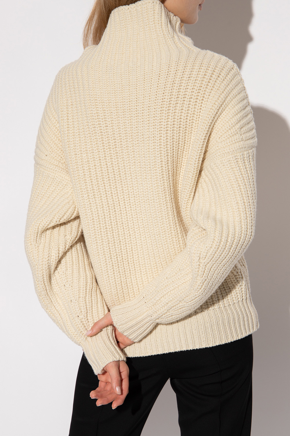 Isabel Marant Rib-knit oversize turtleneck NA4EA8 sweater