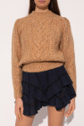 Marant Etoile beige ‘Raith’ sweater with mock neck