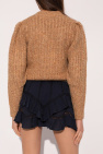 Marant Etoile beige ‘Raith’ sweater with mock neck