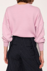 Miu Miu Prince of Wales check cropped shirt ‘Atlee’ sweater