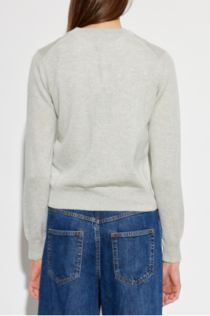 Maison Kitsuné Cardigan with logo patch