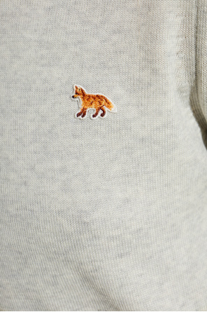 Maison Kitsuné Cardigan with logo patch