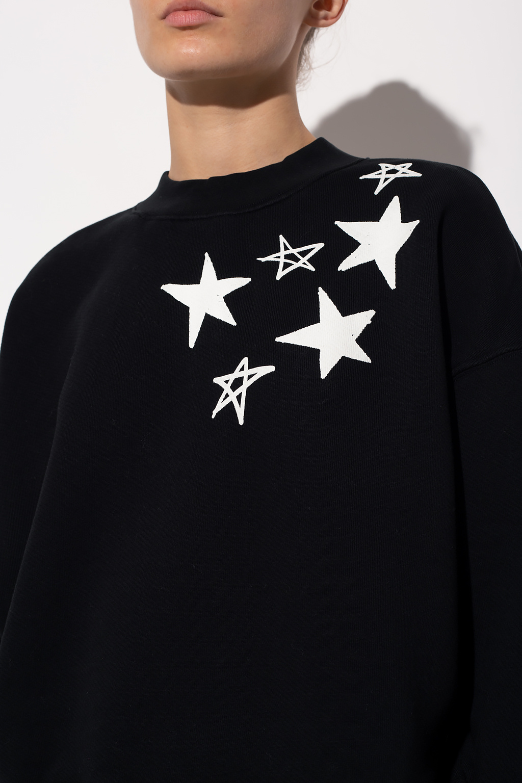 Palm Angels T JUSEO PRINTED CREW NECK Half-Zip sweatshirt