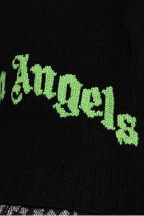 Palm Angels Pleciony sweter