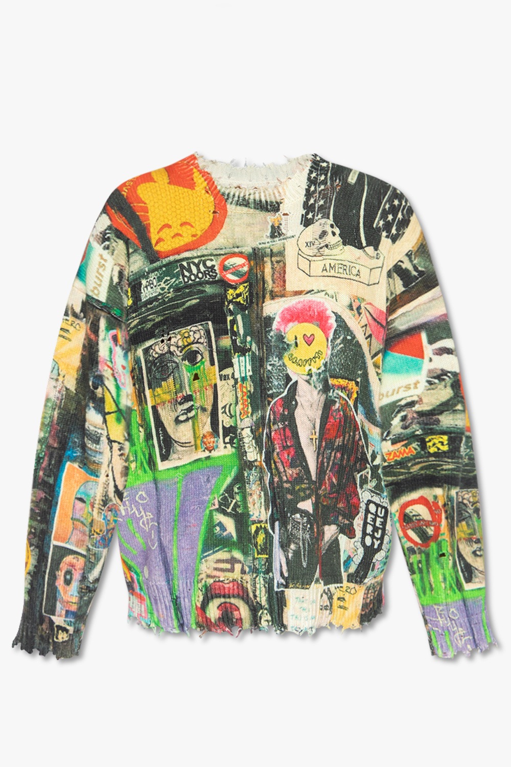 R13 Printed sweater