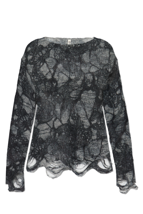 Sweater with a vintage effect od R13