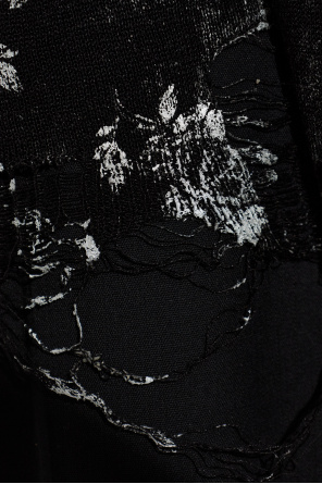 R13 Cardigan mit Vintage-Effekt